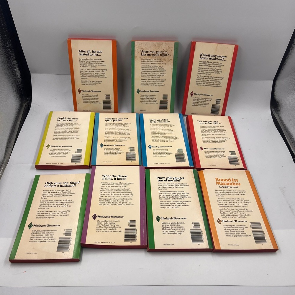 Vtg Harlequin Romance Paperback Lot 22 Books Pargeter Stratton Lamb 1970s 80s - Picture 2 of 13